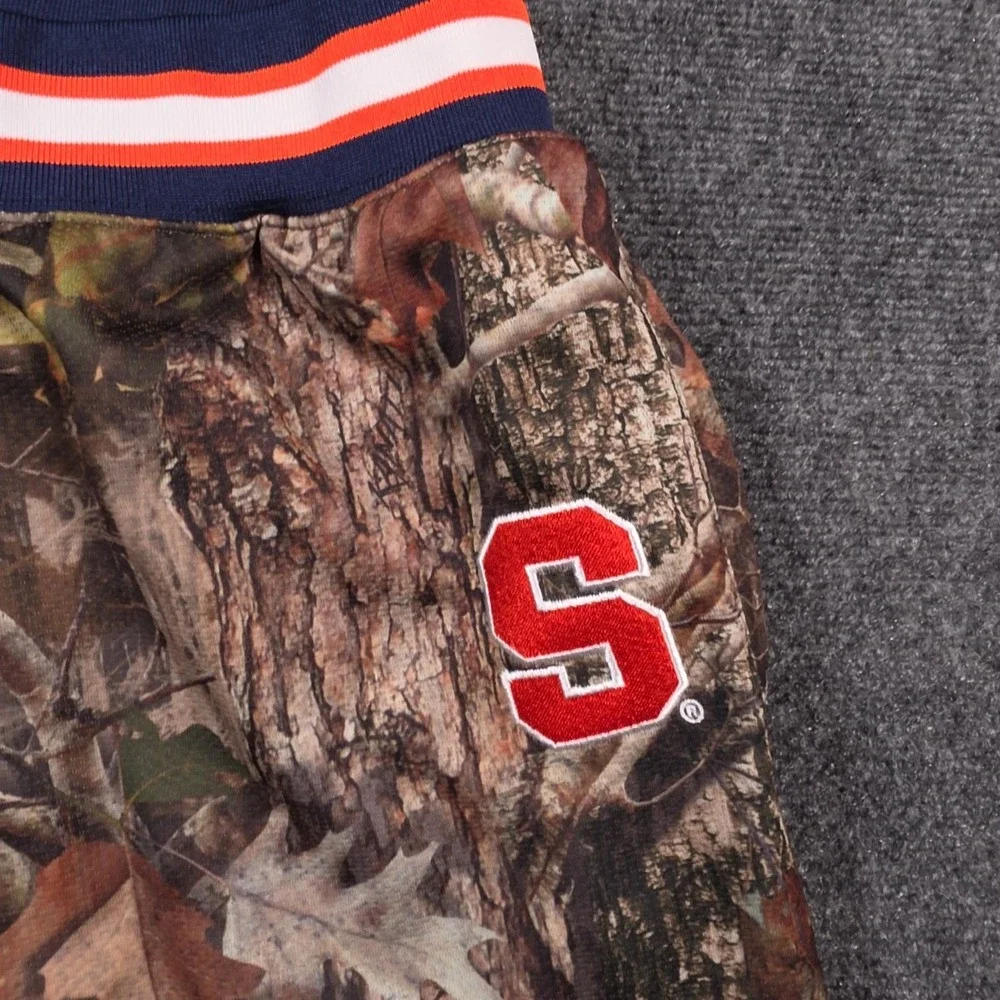 Supreme x Mitchell Ness Syracuse Basketball Shorts Mens S Camo Embroidered